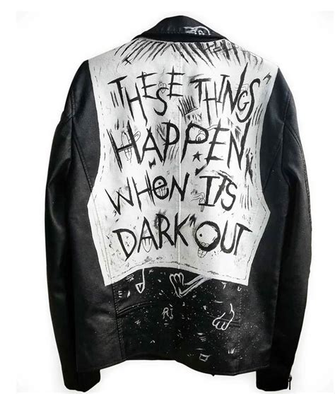 these things happen when it's dark out jacket